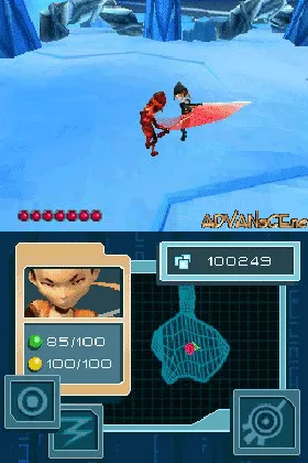 Code Lyoko (USA) (En,Fr,Es) screen shot game playing